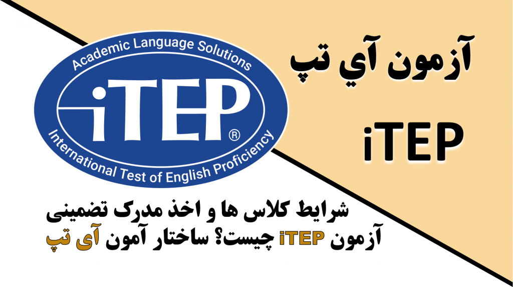 آزمون آی تپ iTEP تضمینی اخذ مدرک، ساختار آی تپ، کلاس آنلاین iTEP