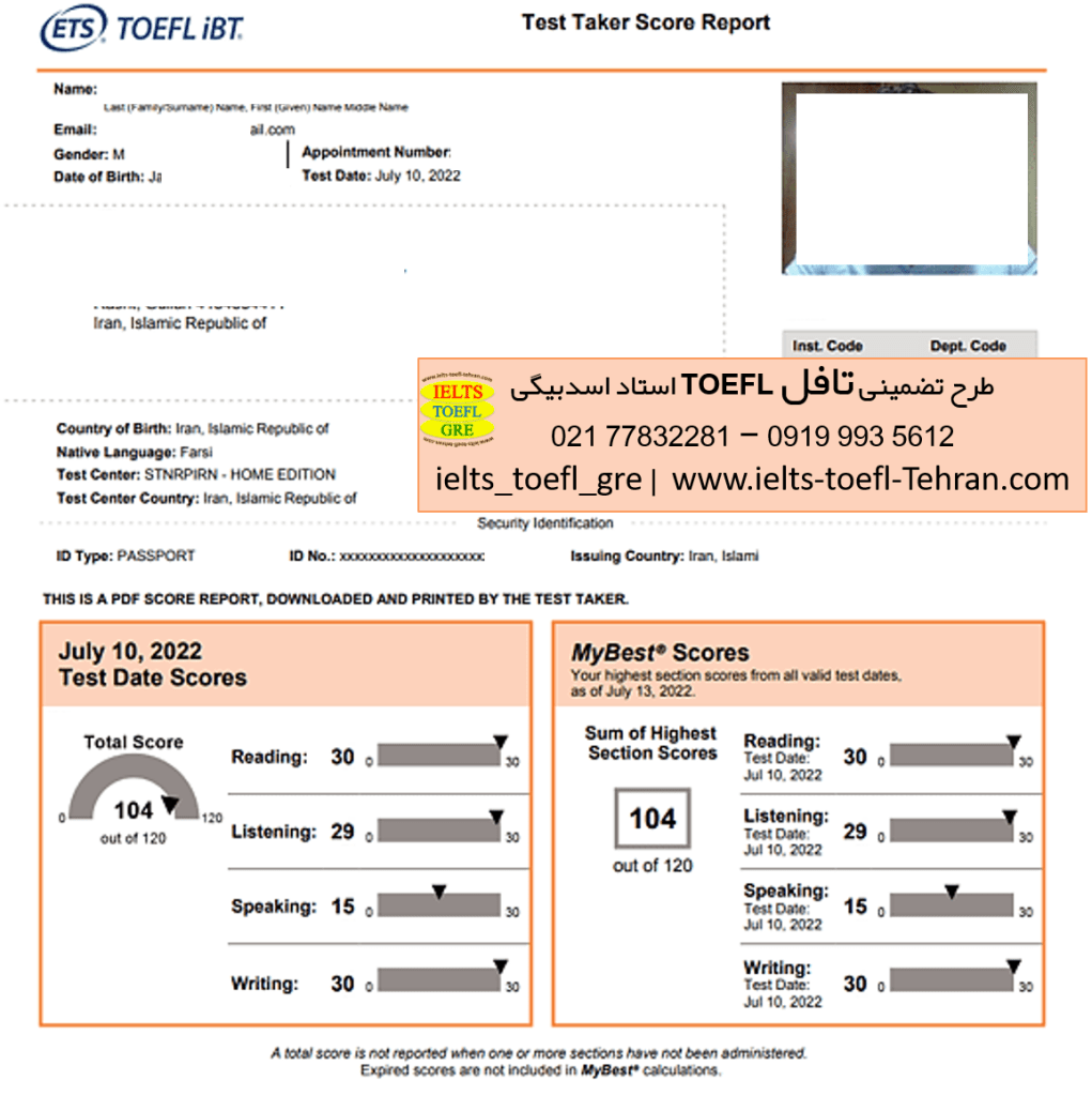 کارنامه تافل ۱۰۴متقاضی طرح تافل استاد اسدبیگی