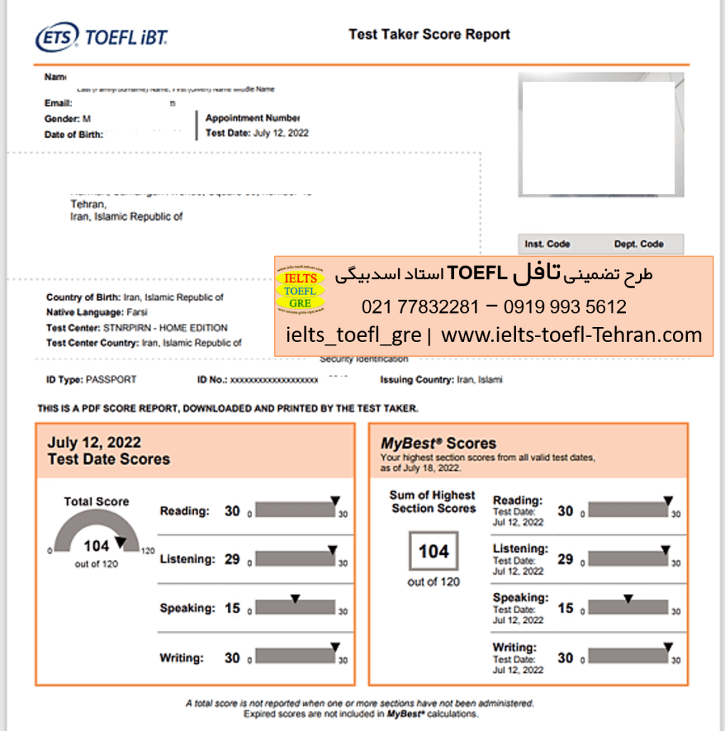 کارنامه تافل ۱۰۴متقاضی طرح تافل استاد اسدبیگی