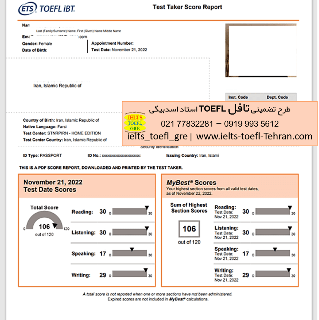 کارنامه تافل ۱۰۶متقاضی طرح تافل استاد اسدبیگی