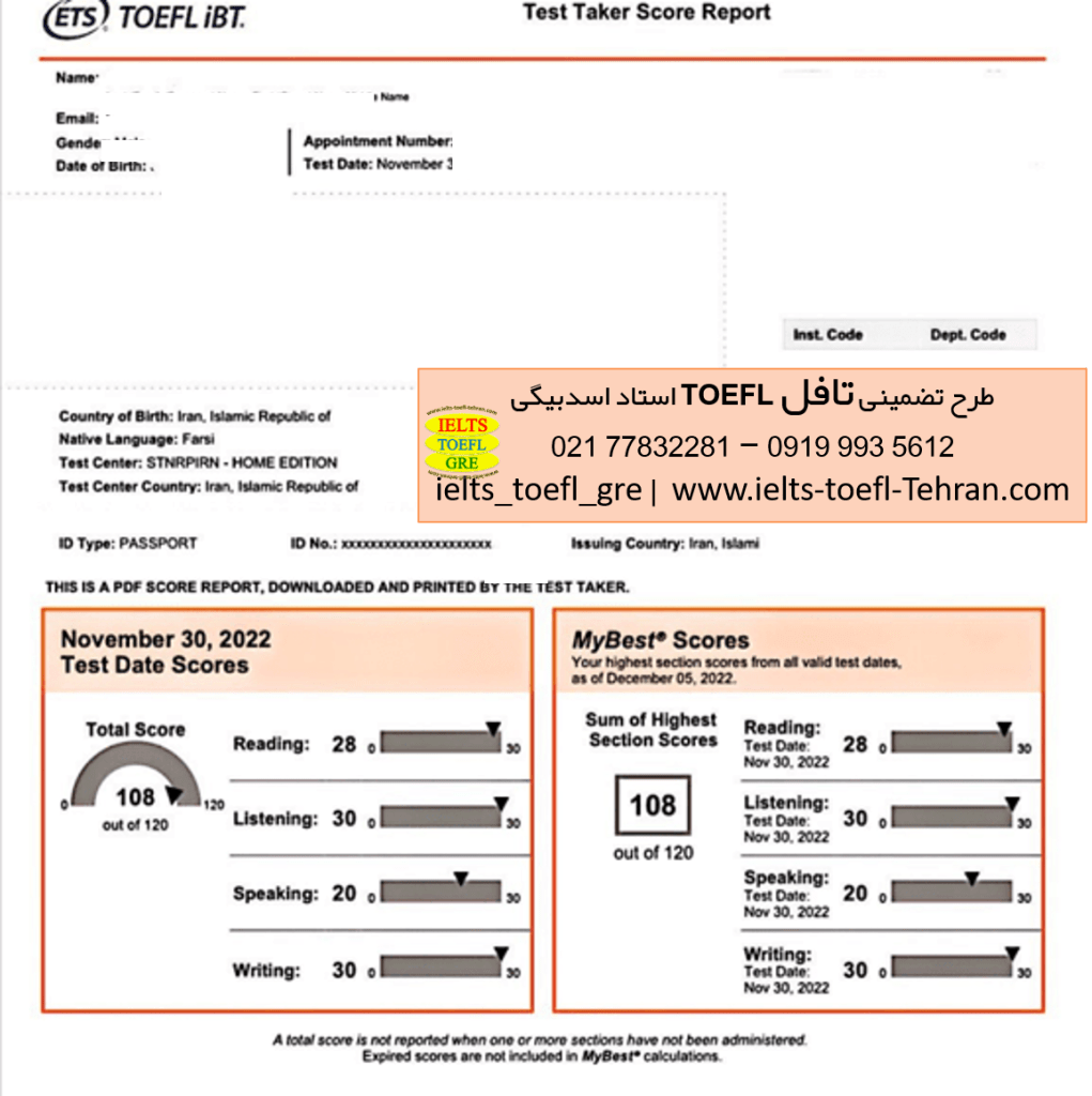 کارنامه تافل ۱۰۸متقاضی طرح تافل استاد اسدبیگی