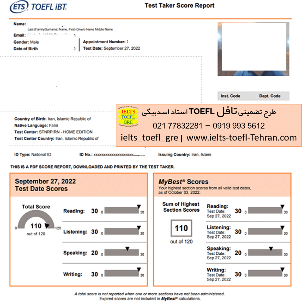 کارنامه تافل ۱۱۰ متقاضی طرح تافل استاد اسدبیگی