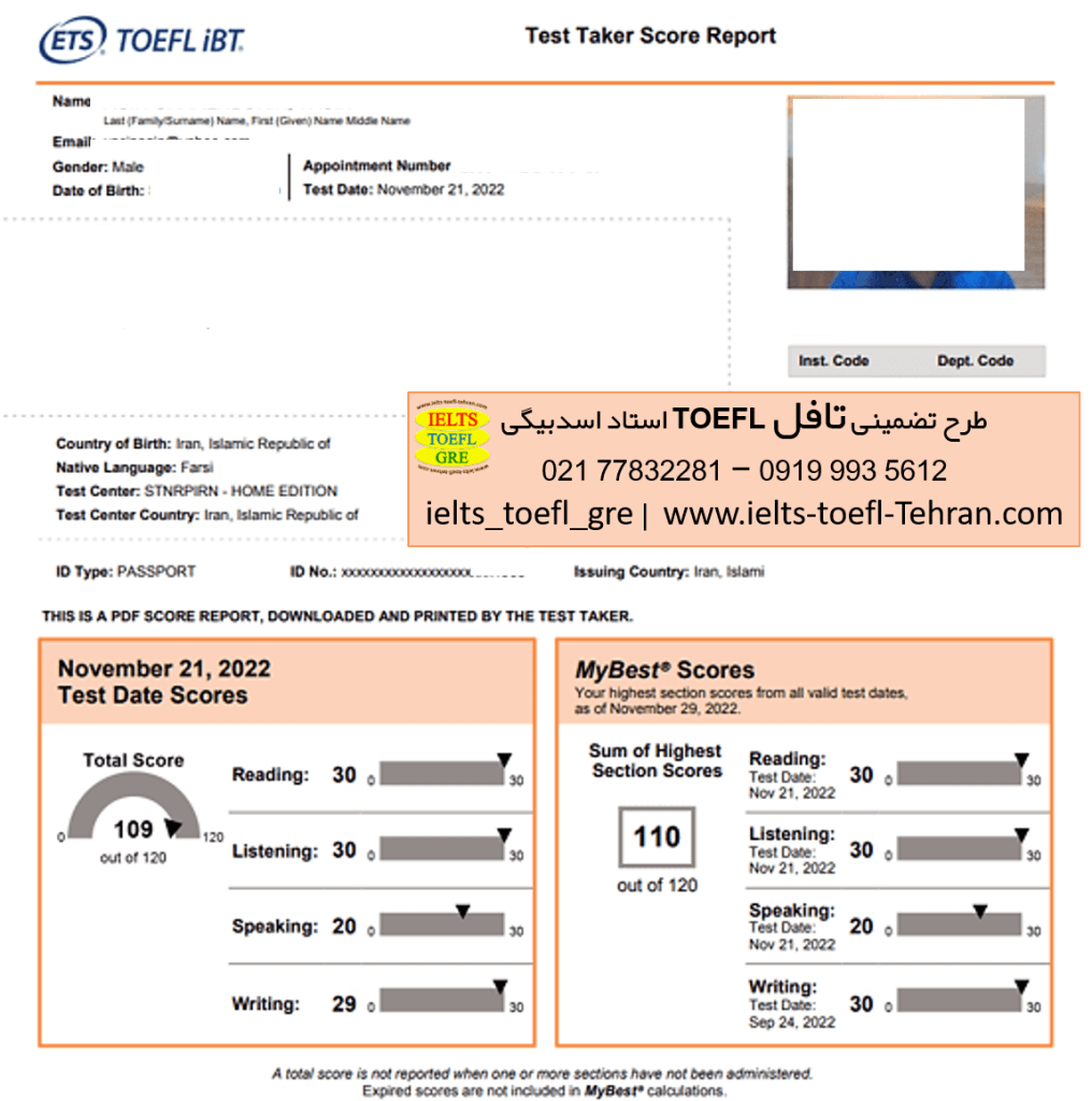 کارنامه تافل ۱۱۰ متقاضی طرح تافل استاد اسدبیگی