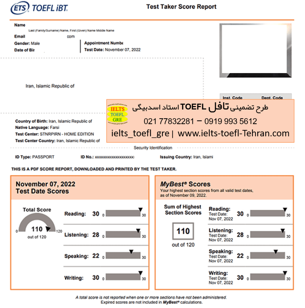 کارنامه تافل ۱۱۰ متقاضی طرح تافل استاد اسدبیگی