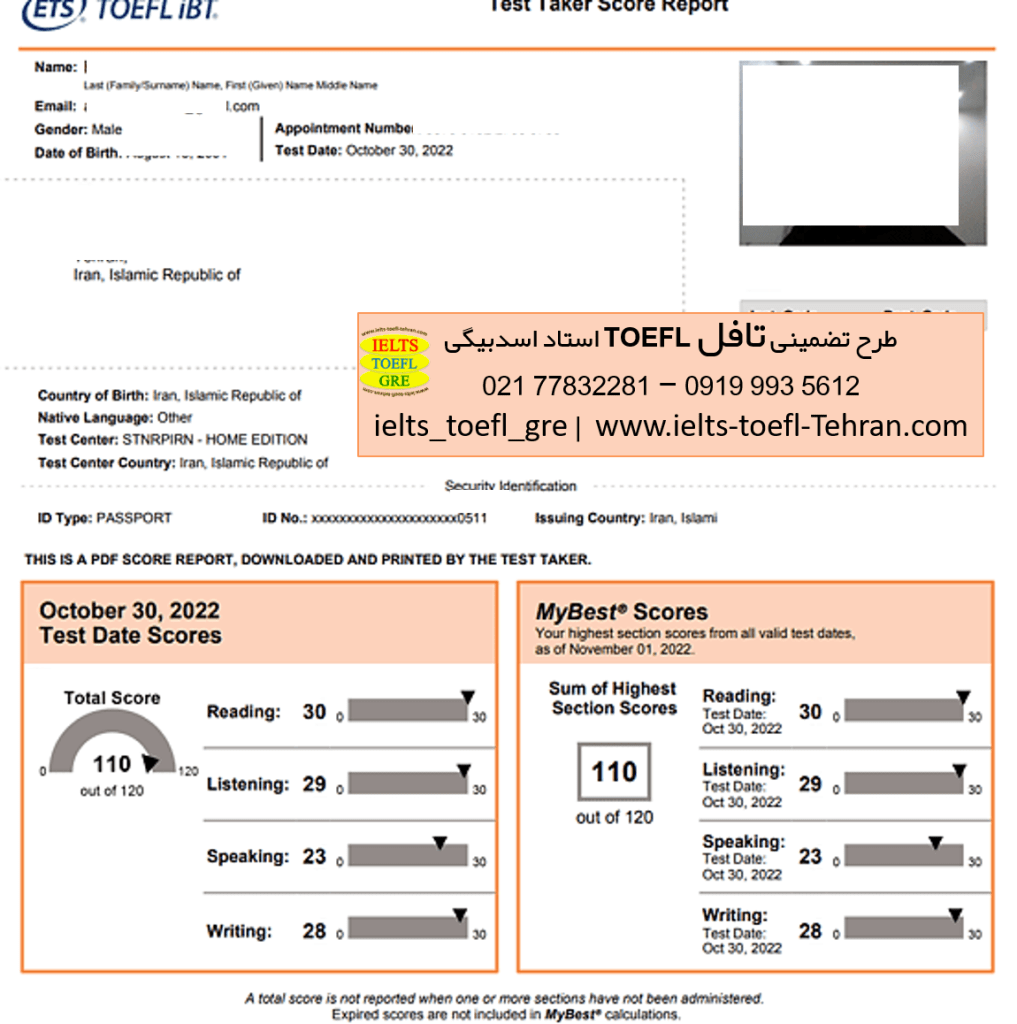 کارنامه تافل ۱۱۰ متقاضی طرح تافل استاد اسدبیگی