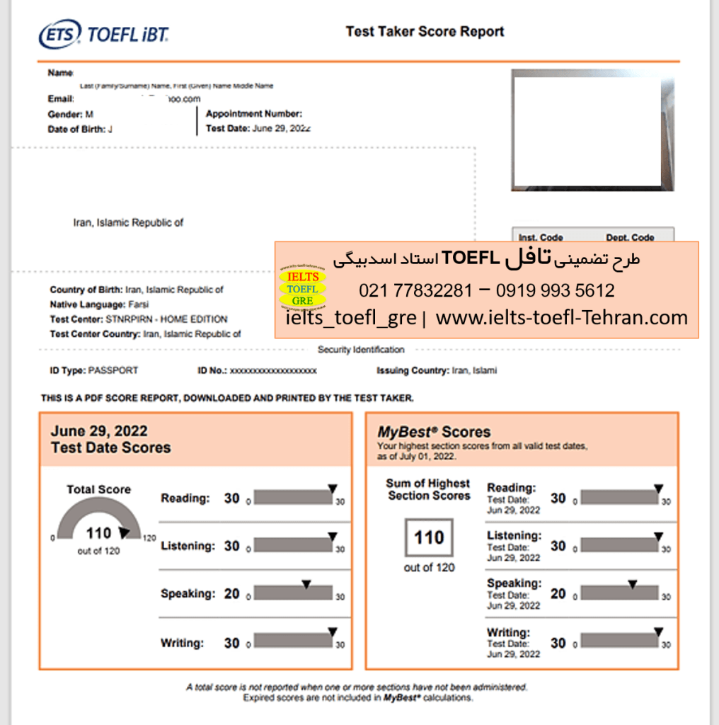 کارنامه تافل ۱۱۰ متقاضی طرح تافل استاد اسدبیگی