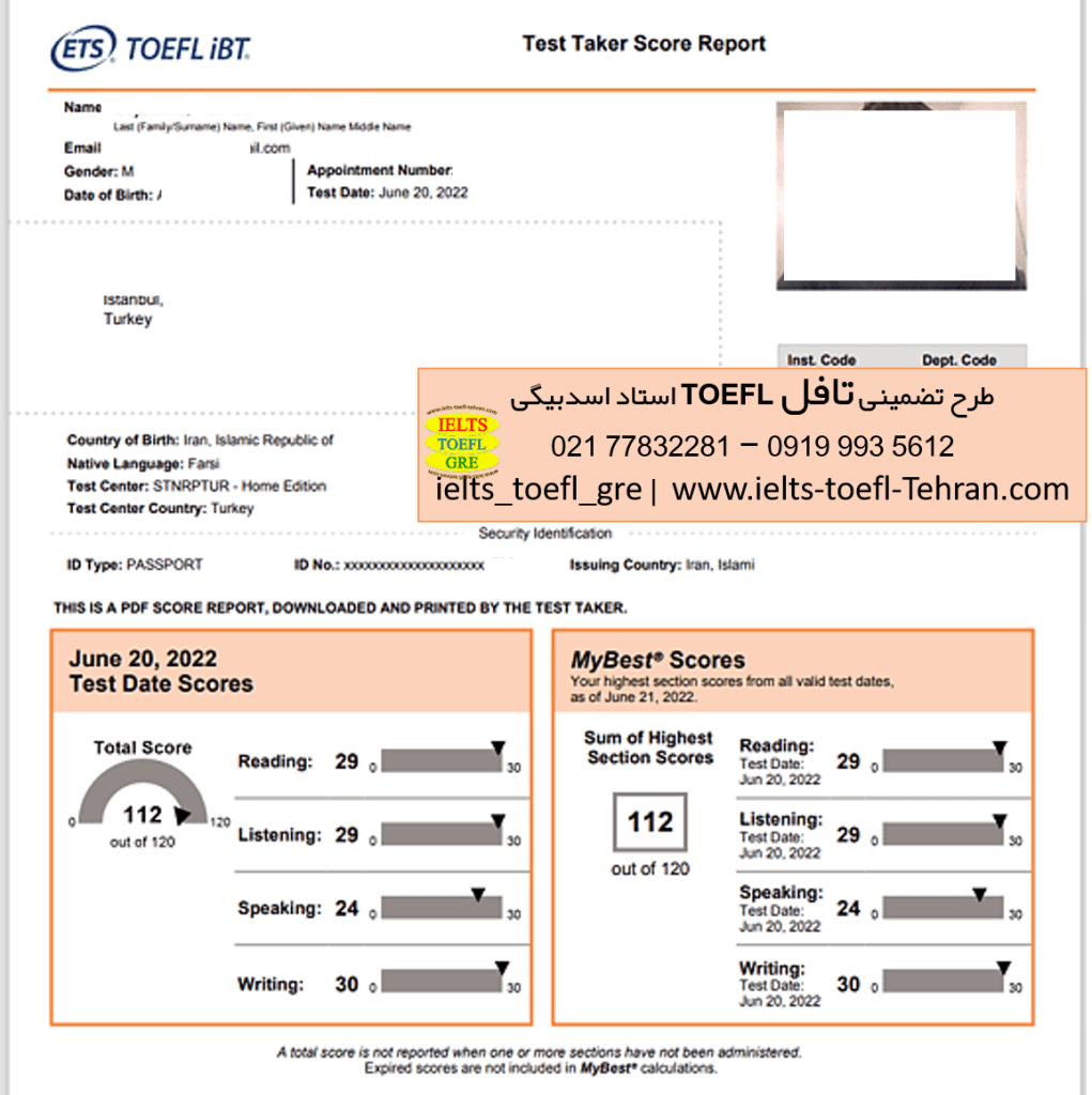 کارنامه تافل ۱۱۲ متقاضی طرح تافل استاد اسدبیگی